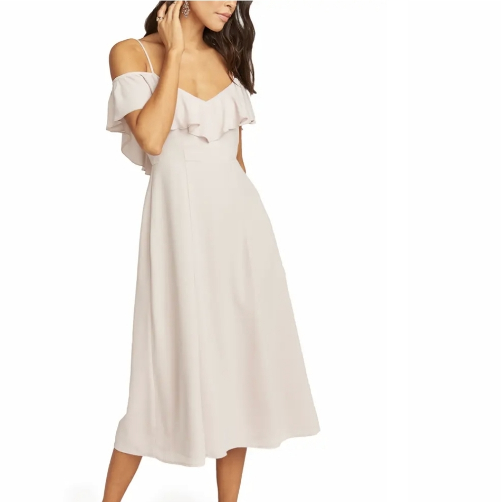 Show Me Your Mumu Camilla Ruffle dress show me the